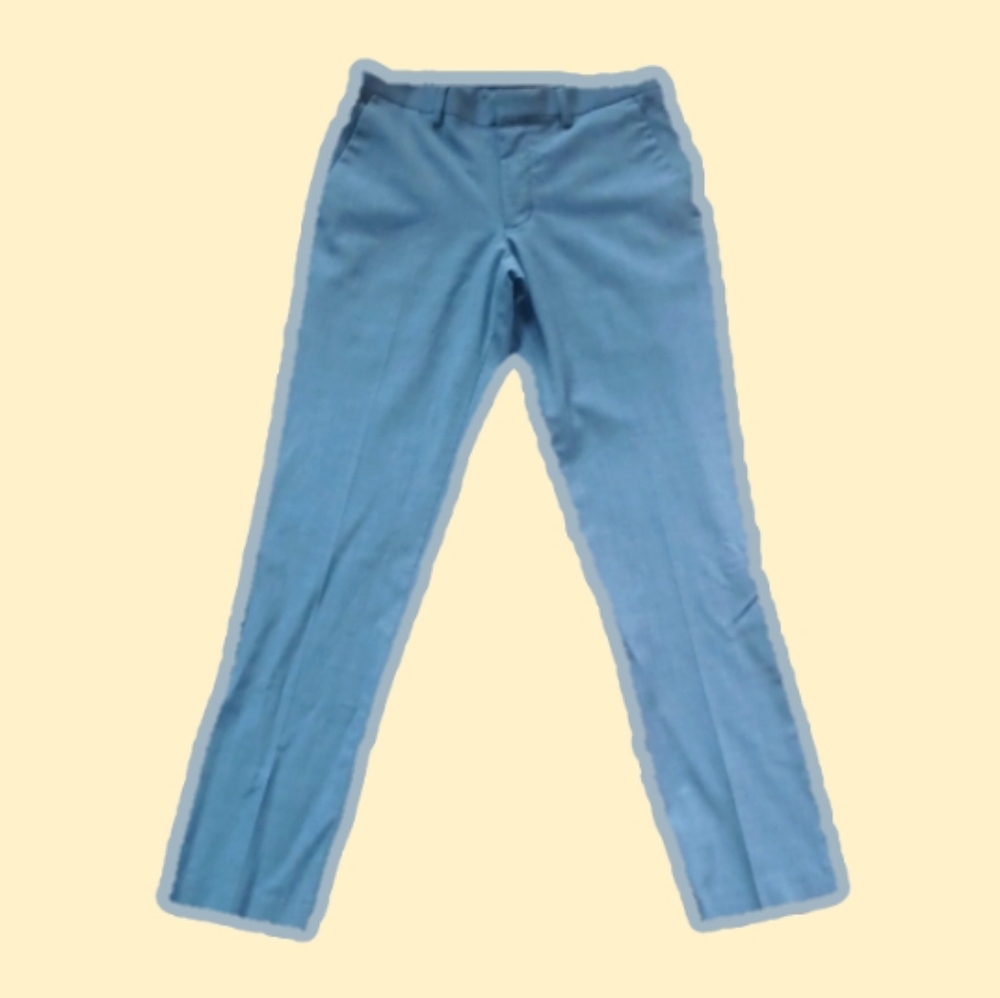 Gray express slim fit dress pants